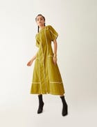 MAINE DRESS - GOLD view 5
