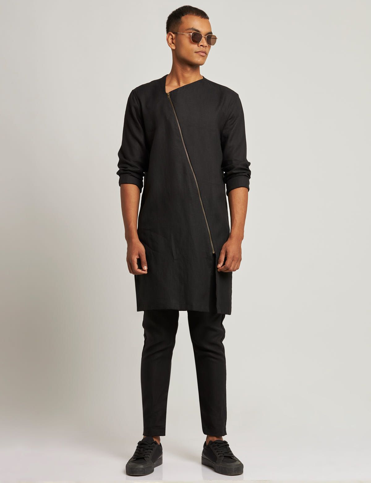 ADIL KURTA- BLACK - image 4