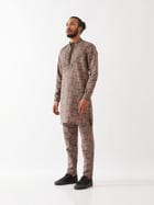 ACE FLORA KURTA SET - GREY view 2