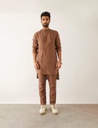 DRISS - KURTA - BROWN view 2