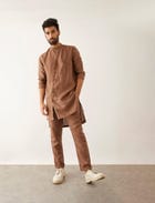 DRISS - KURTA - BROWN view 5
