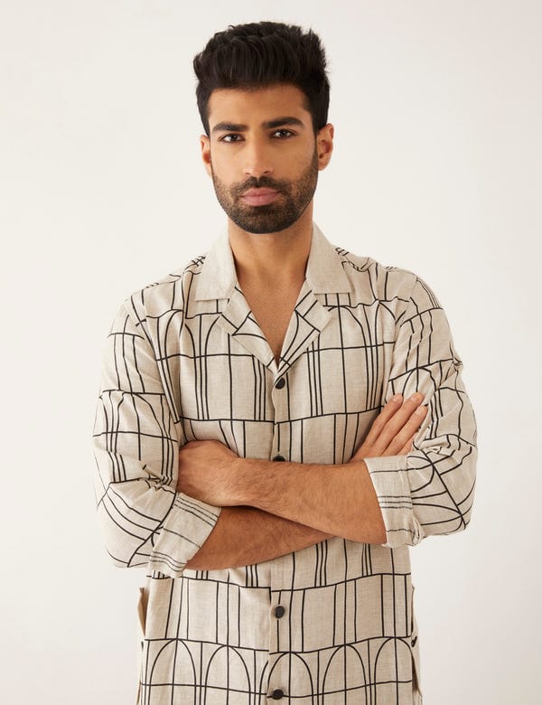 SON OF A NOBLE - SNOB — TUBA - ARCHES - KURTA - IVORY