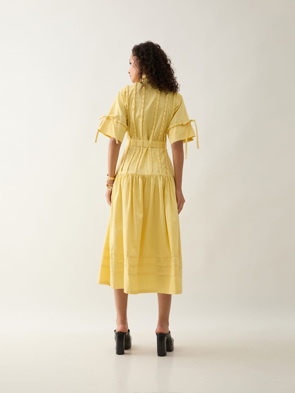 NASH DRESS - LEMON - image 3