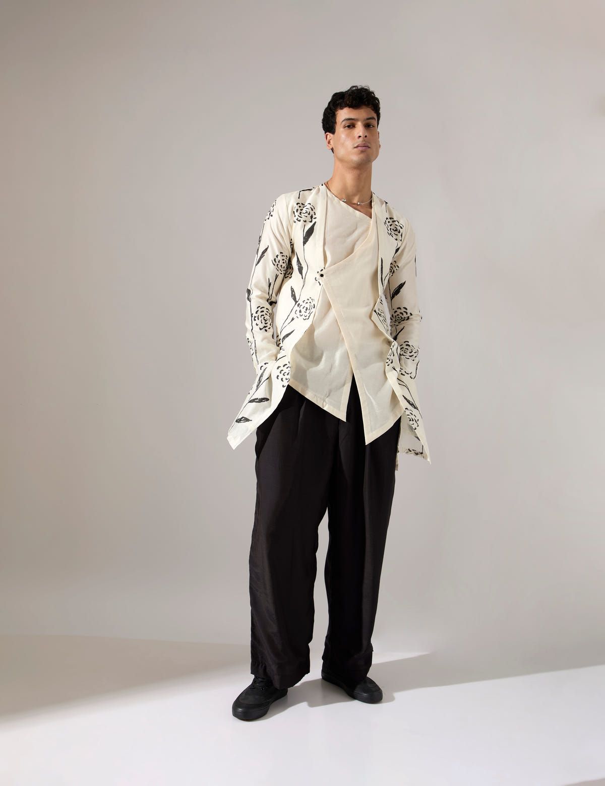 Orion Estate Kurta Set - Off White - image 1