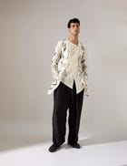 Orion Estate Kurta Set - Off White view 1