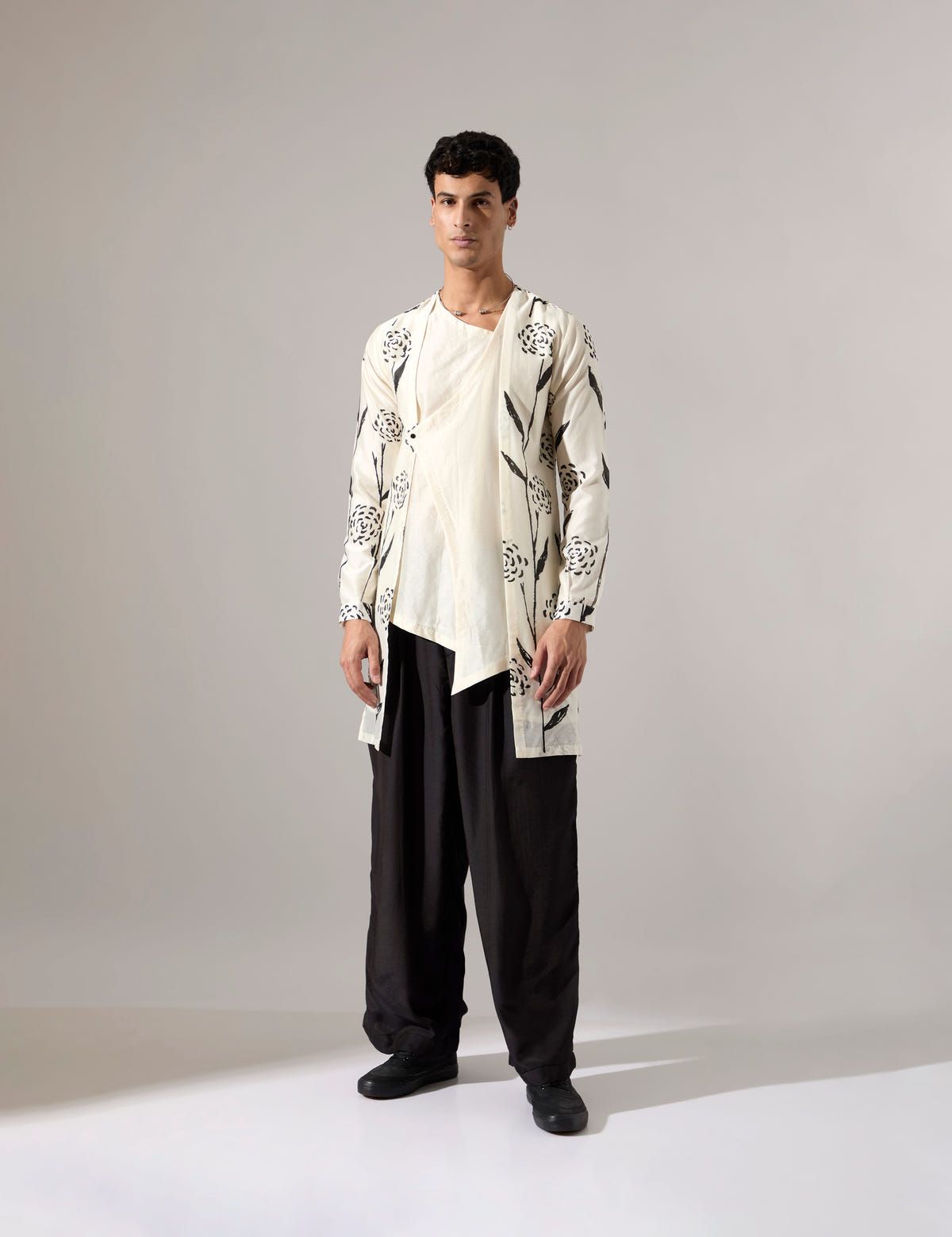 Orion Estate Kurta Set - Off White - image 2