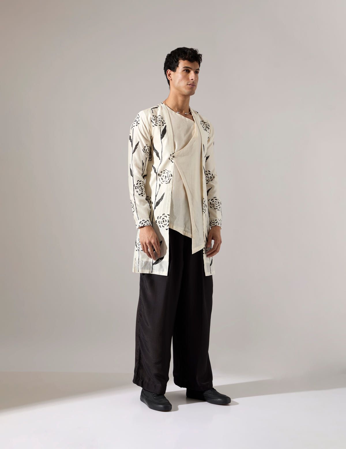 Orion Estate Kurta Set - Off White - image 3