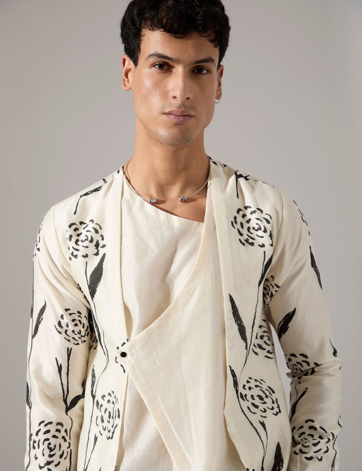 Orion Estate Kurta Set - Off White - image 6