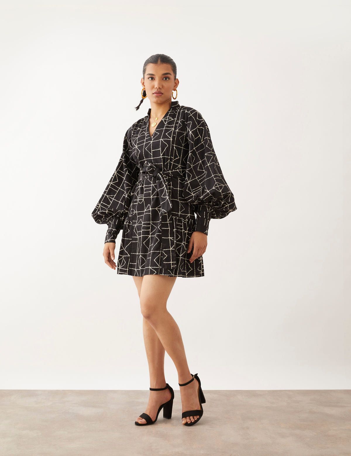 CLARA DRESS - BLACK - image 2