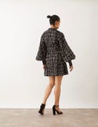 CLARA DRESS - BLACK view 4