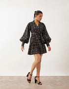 CLARA DRESS - BLACK view 5