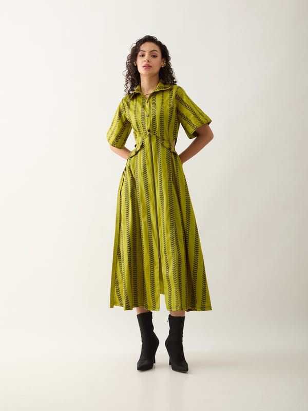 SON OF A NOBLE - SNOB — MARTIN DRESS -  LEAF