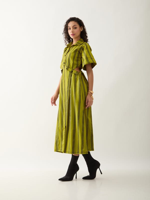 SON OF A NOBLE - SNOB — MARTIN DRESS -  LEAF