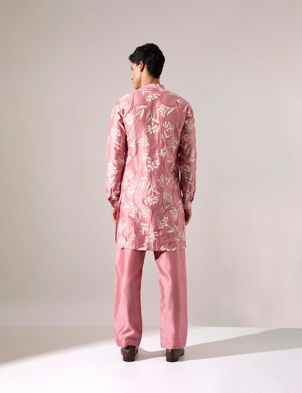 Quentin Paradise Kurta Set - Pink - image 5