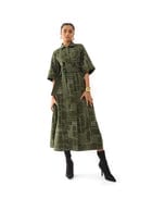 SUKIRO DRESS - PINE view 1