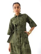 SUKIRO DRESS - PINE view 5
