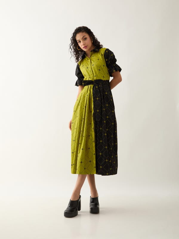SON OF A NOBLE - SNOB — MAGNUM DRESS - LEAF