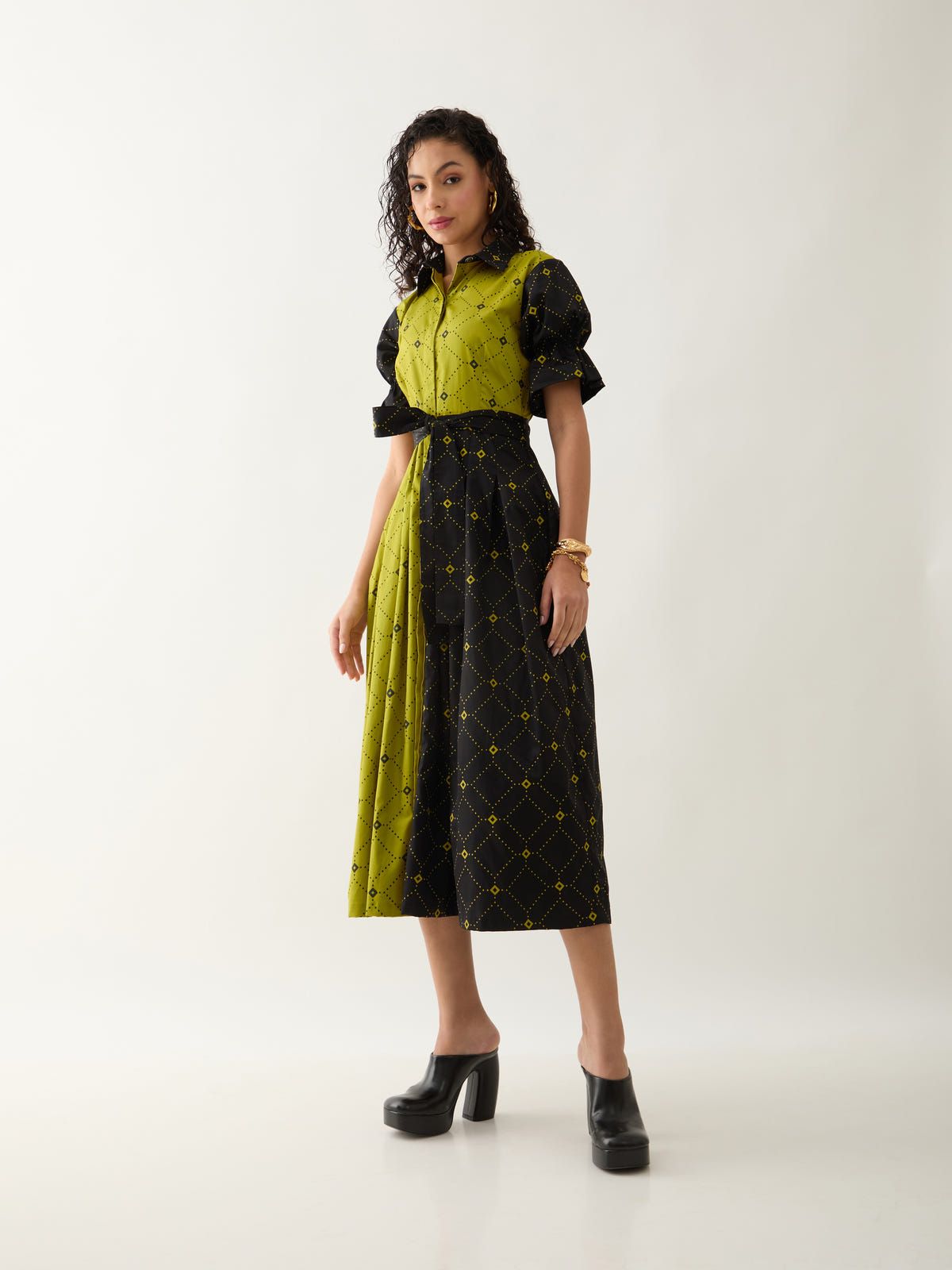 MAGNUM DRESS - LEAF - image 2