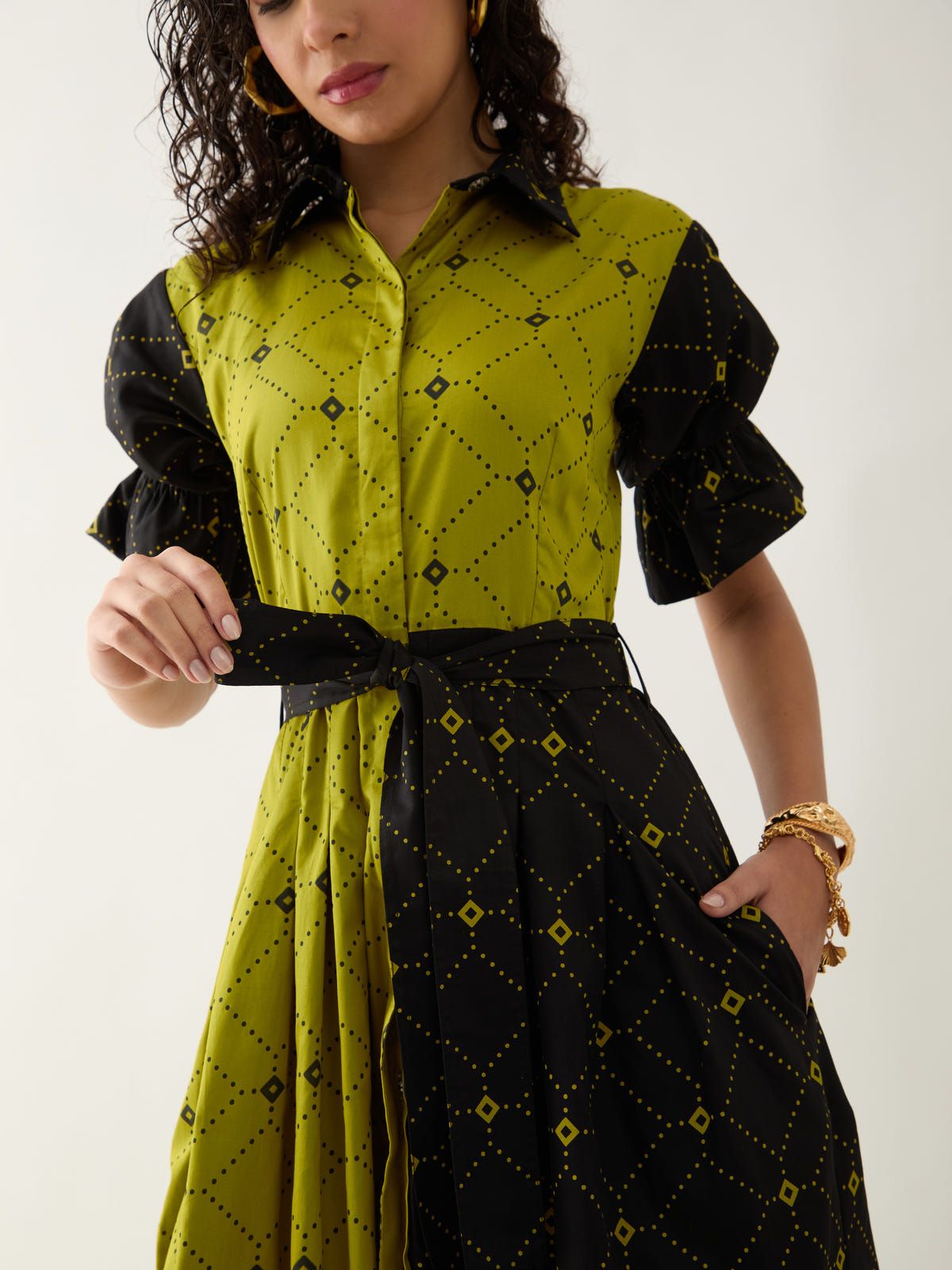 MAGNUM DRESS - LEAF - image 5