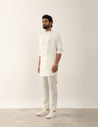 AADI  KURTA - WHITE view 3