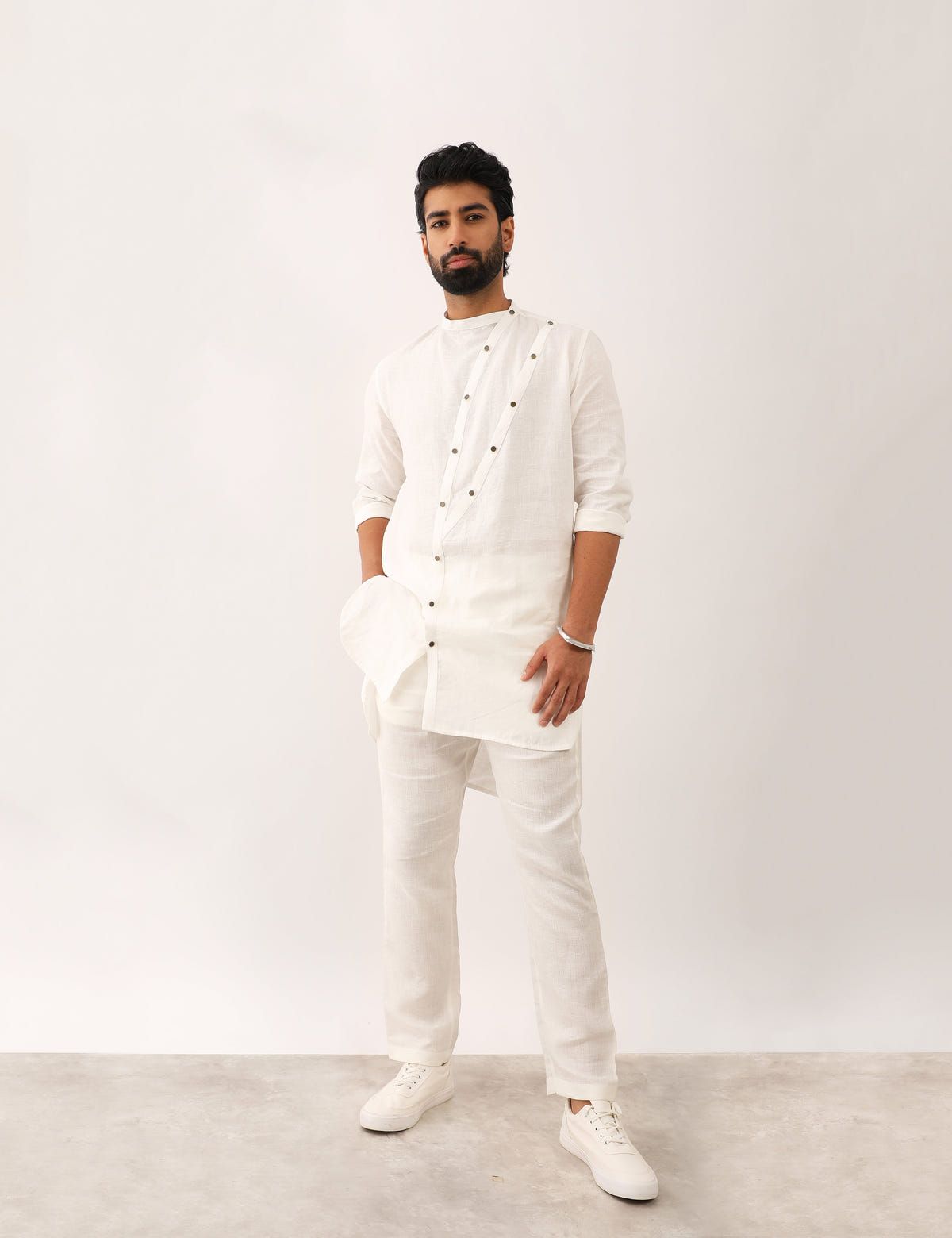 AADI  KURTA - WHITE - image 5