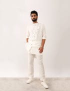 AADI  KURTA - WHITE view 5