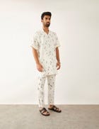 HAARIS LEAF SHIRT SET - WHITE view 2
