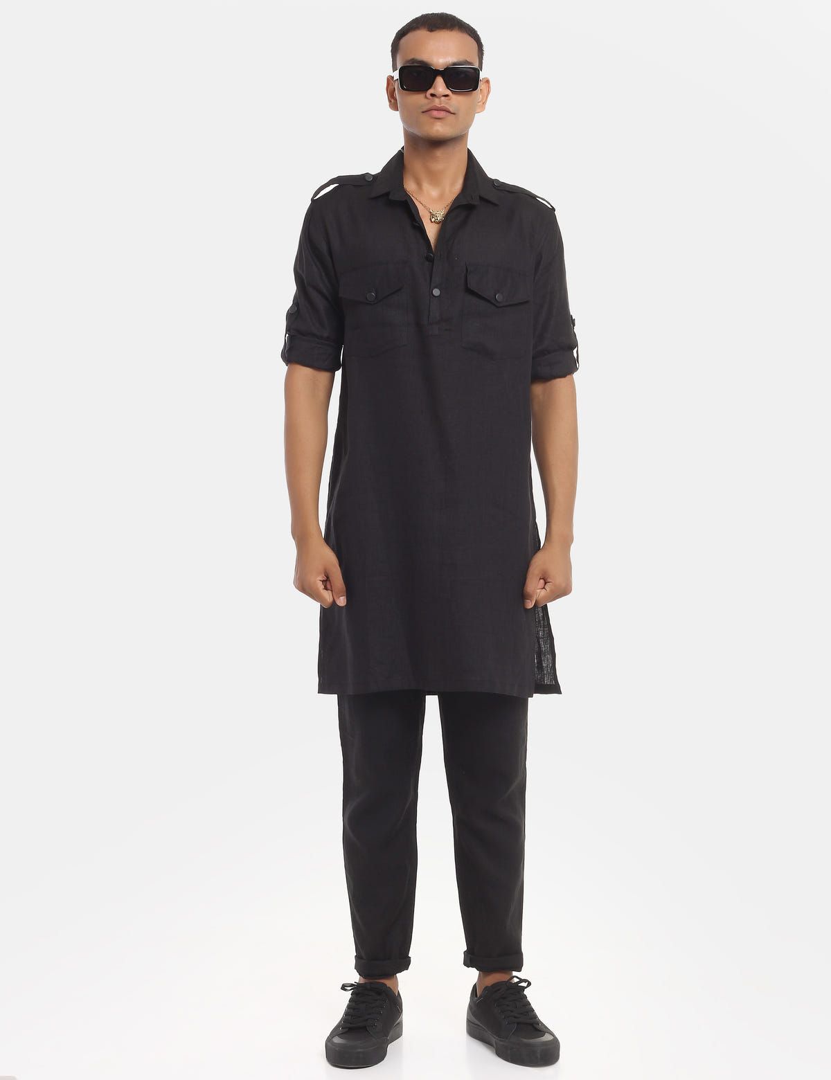 Kabul - Kurta - Black - image 1
