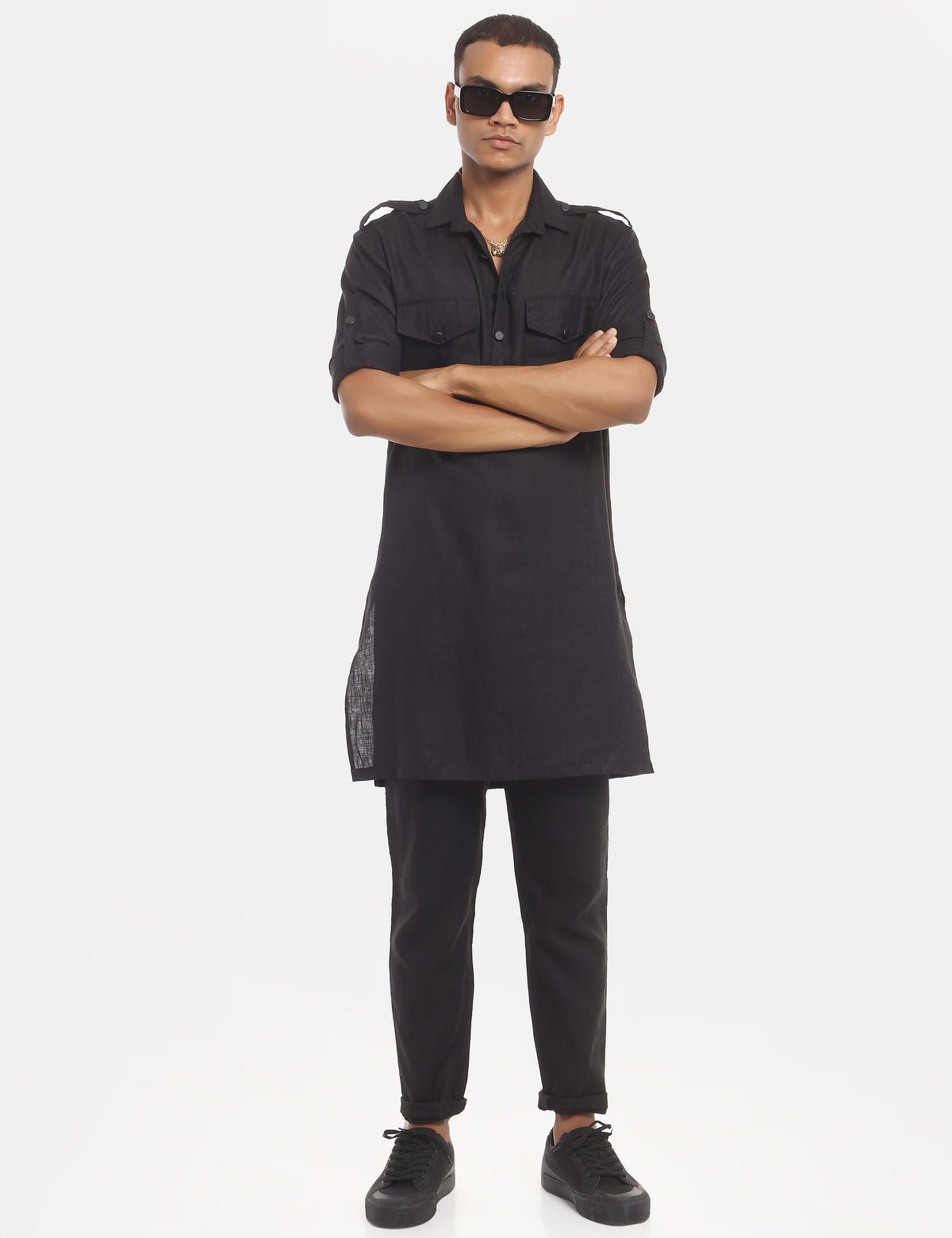 Kabul - Kurta - Black - image 2