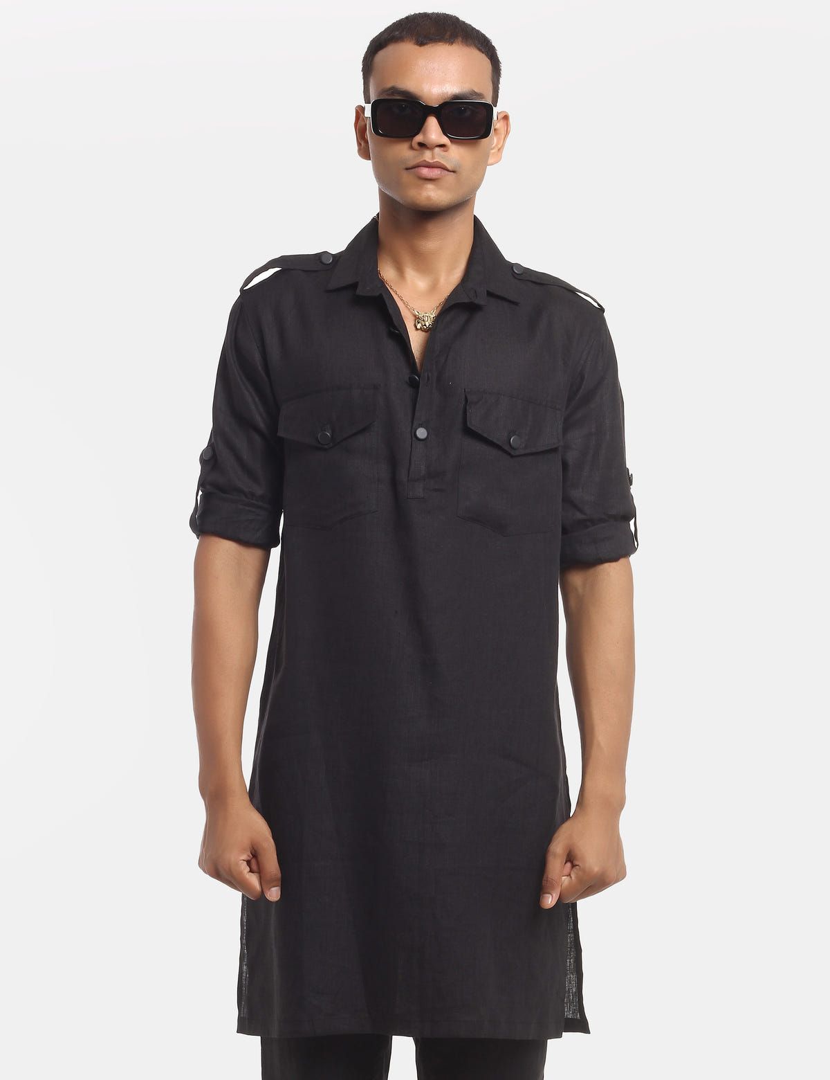 Kabul - Kurta - Black - image 3