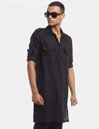 Kabul - Kurta - Black view 4