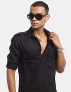 Kabul - Kurta - Black view 7