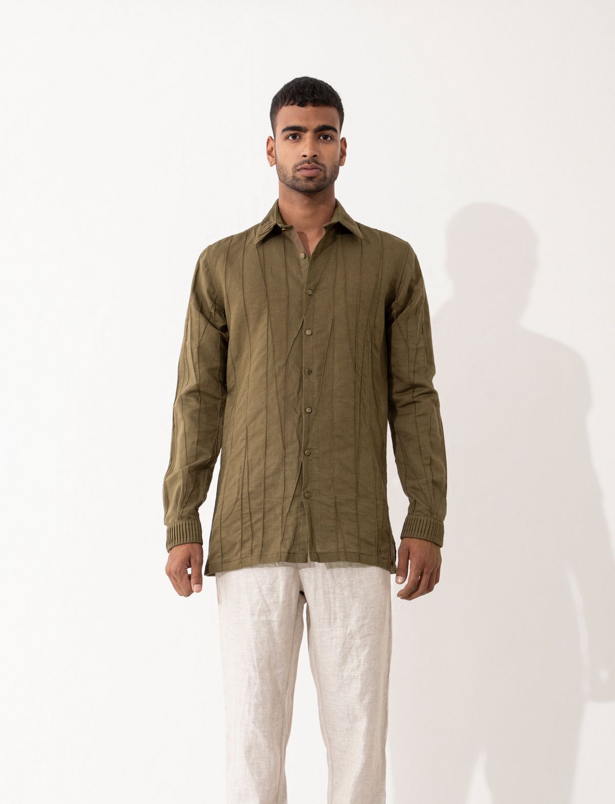 KENSHI SHIRT - BROWN - image 1