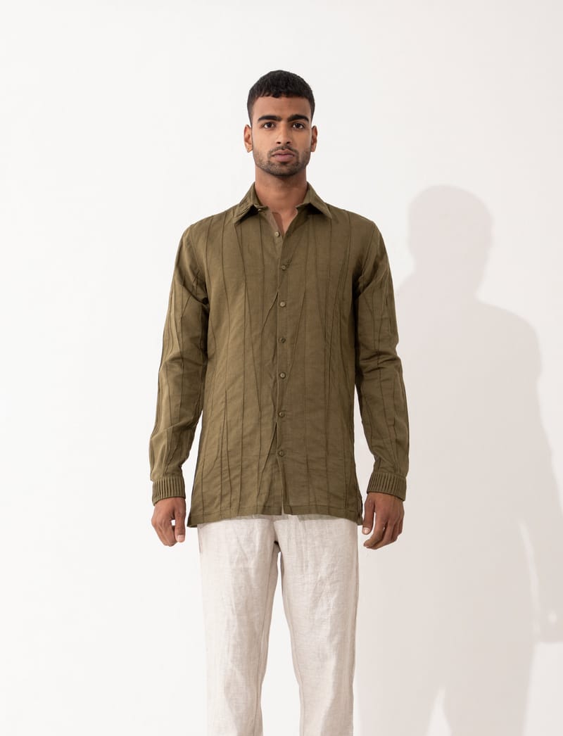 KENSHI SHIRT - BROWN