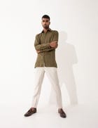 KENSHI SHIRT - BROWN view 6