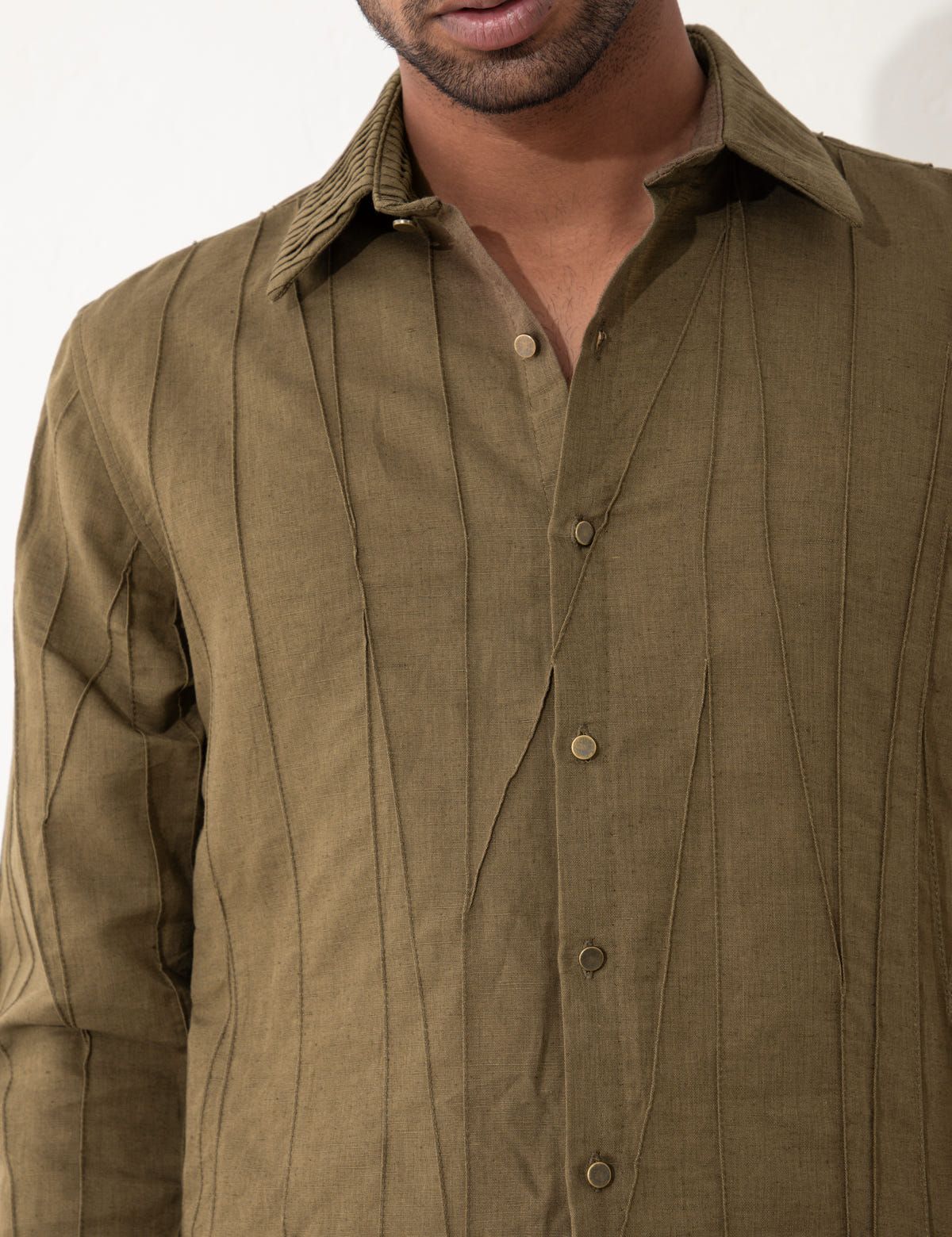 KENSHI SHIRT - BROWN - image 7