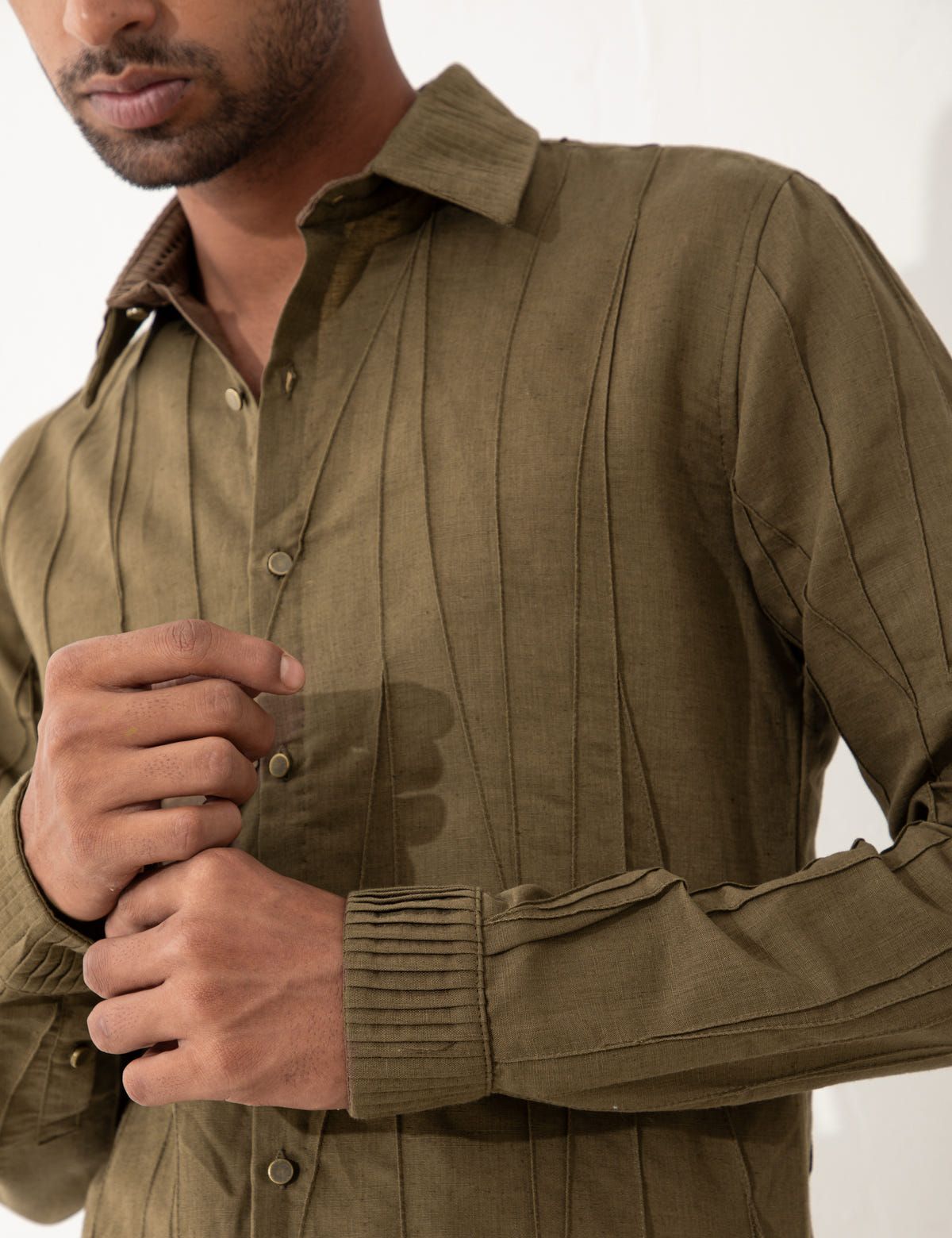 KENSHI SHIRT - BROWN - image 8