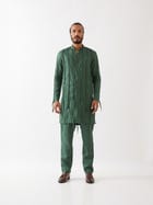 STAFAN KURTA SET - GREEN view 3