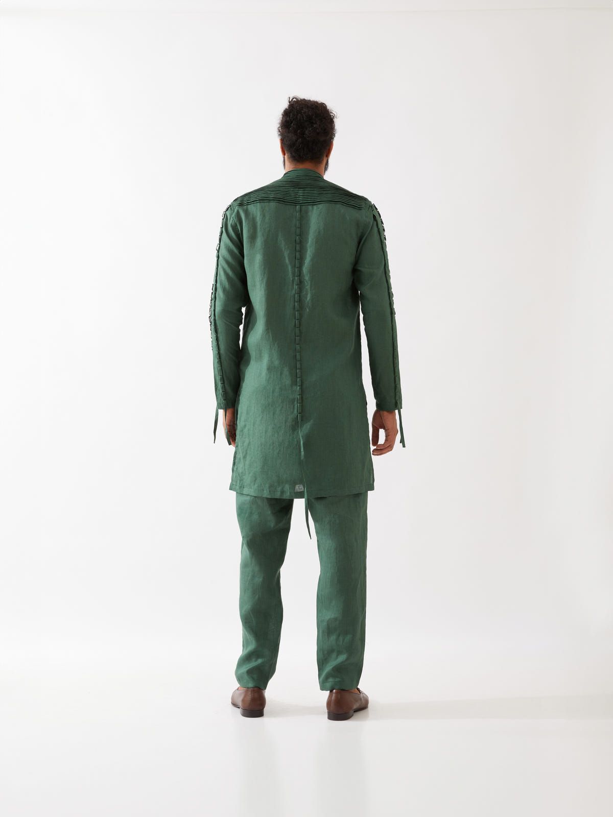 STAFAN KURTA SET - GREEN - image 5