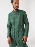 STAFAN KURTA SET - GREEN view 7