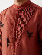 NASH KURTA SET - MAROON view 2