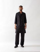 NOAH KURTA SET - BLACK view 1
