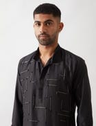 NOAH KURTA SET - BLACK view 2