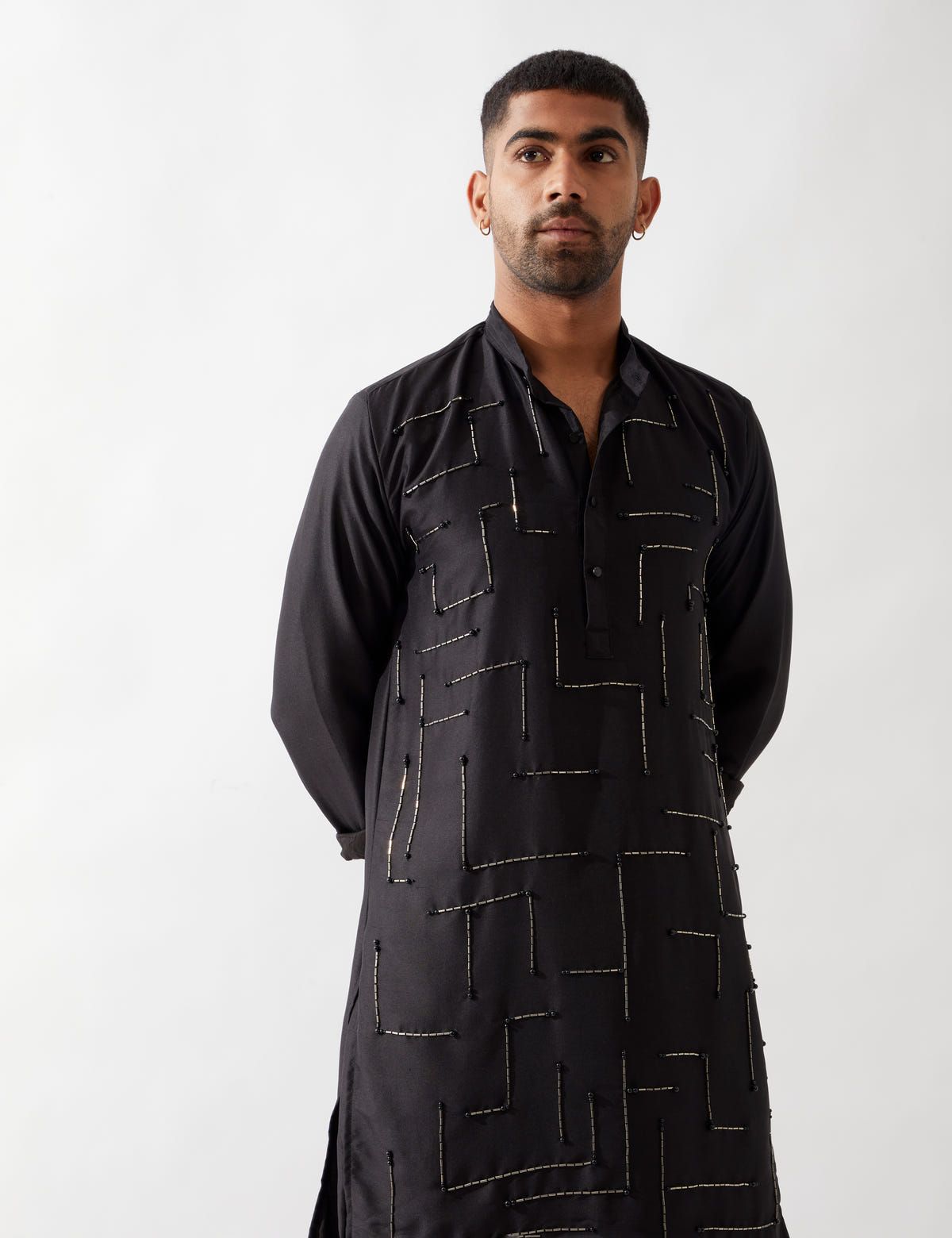 NOAH KURTA SET - BLACK - image 5