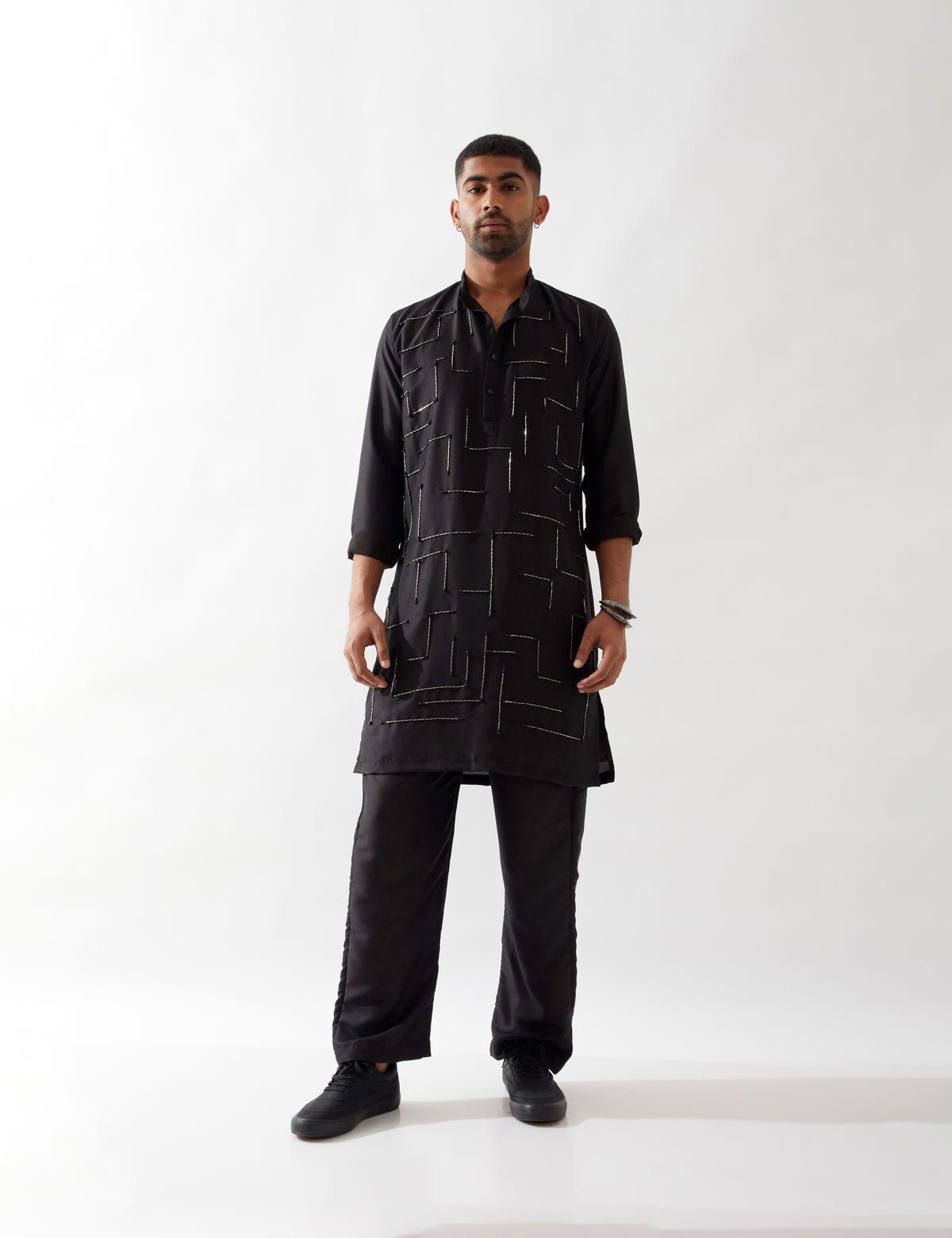 NOAH KURTA SET - BLACK - image 6