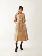 LEAH DRESS - SAND view 1