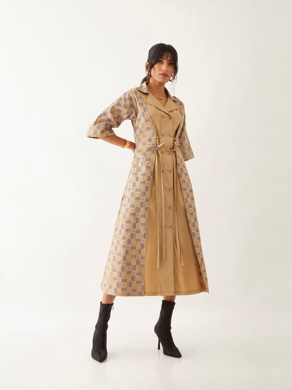SON OF A NOBLE - SNOB — LEAH DRESS - SAND
