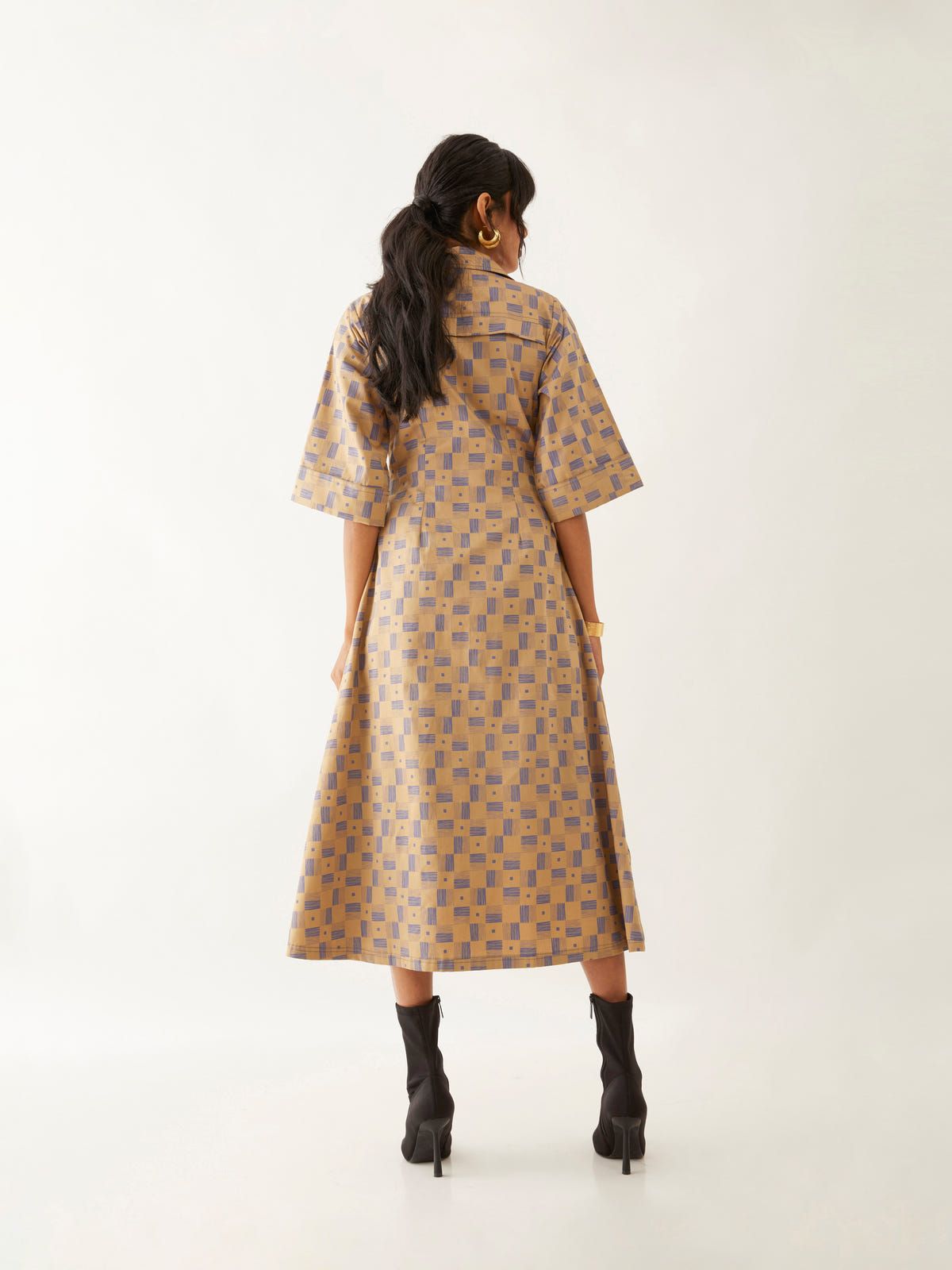 LEAH DRESS - SAND - image 4