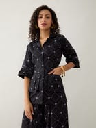 RENE SHIRT - BLACK view 3