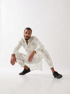 CARSON METEOR KURTA SET - WHITE view 1